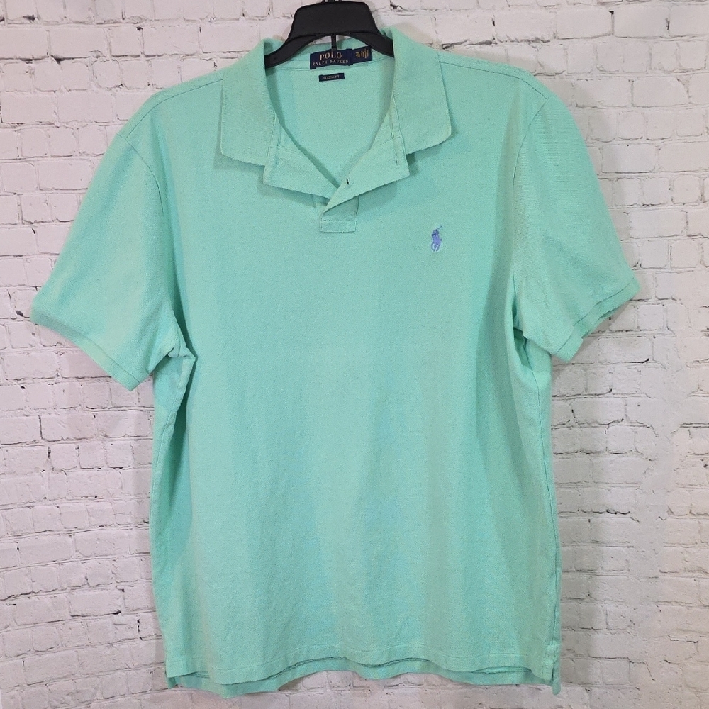Polo‎ by Ralph Lauren Light Green Men's Polo Shirt